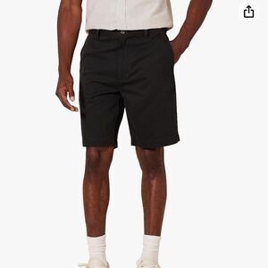Amazon‎ Essentials Flat Front Classic-Fit 9" Short Black 36 NWT IN PACKAGE